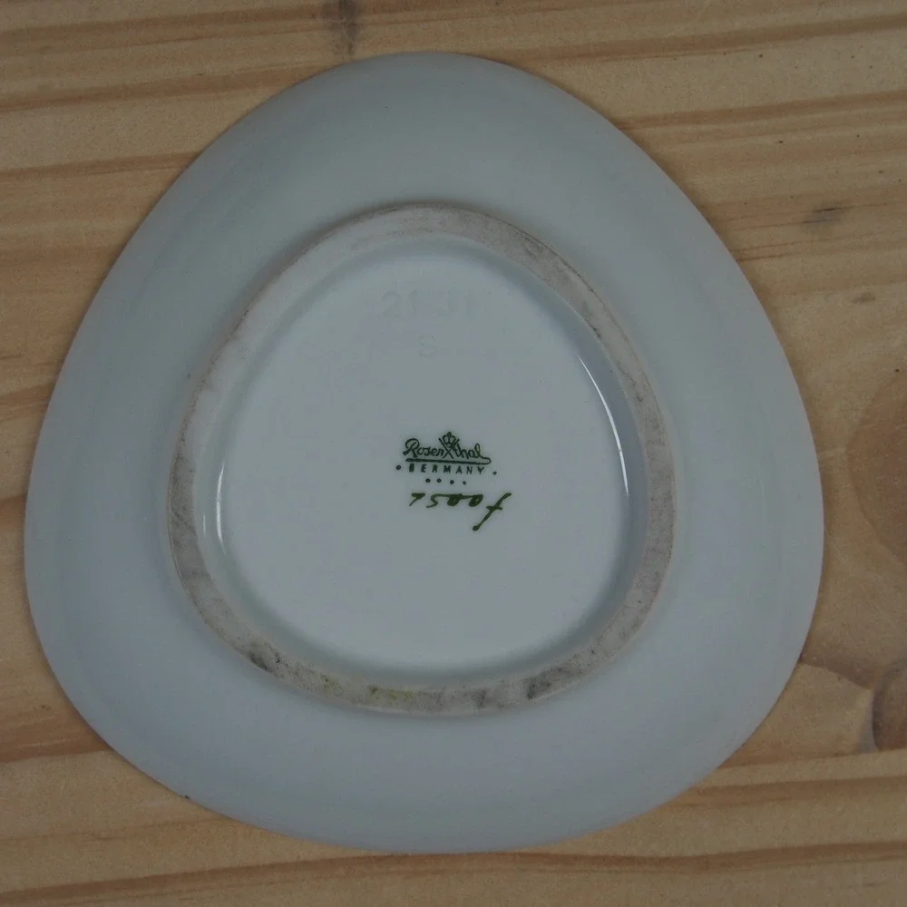 Rosenthal Raymond Peynet Les Amoureux Lovers 1960's 2 Vintage Trinket Dish Plate